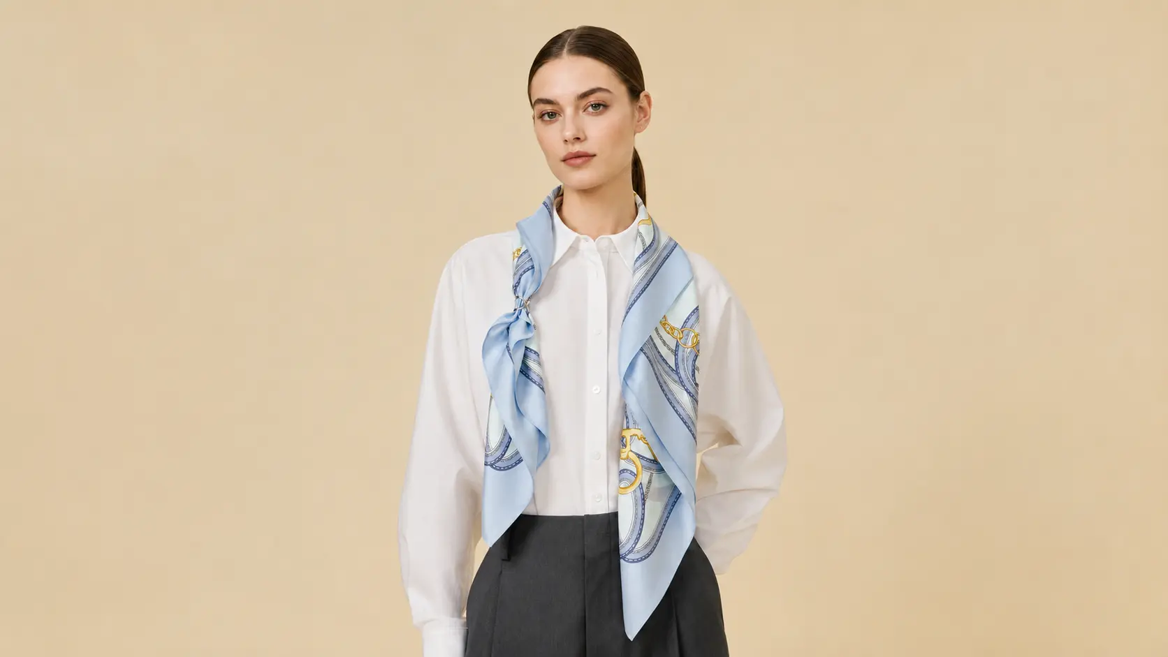 Model wearing Arabesques — Ciel