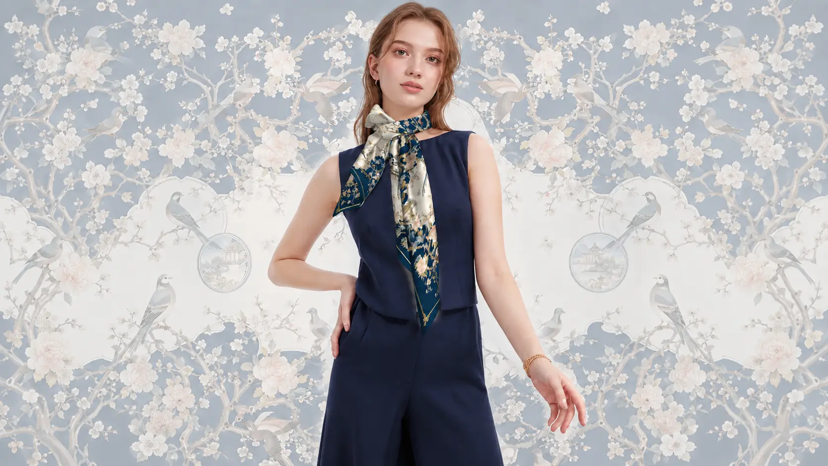 Model wearing Nuit d’Étoiles