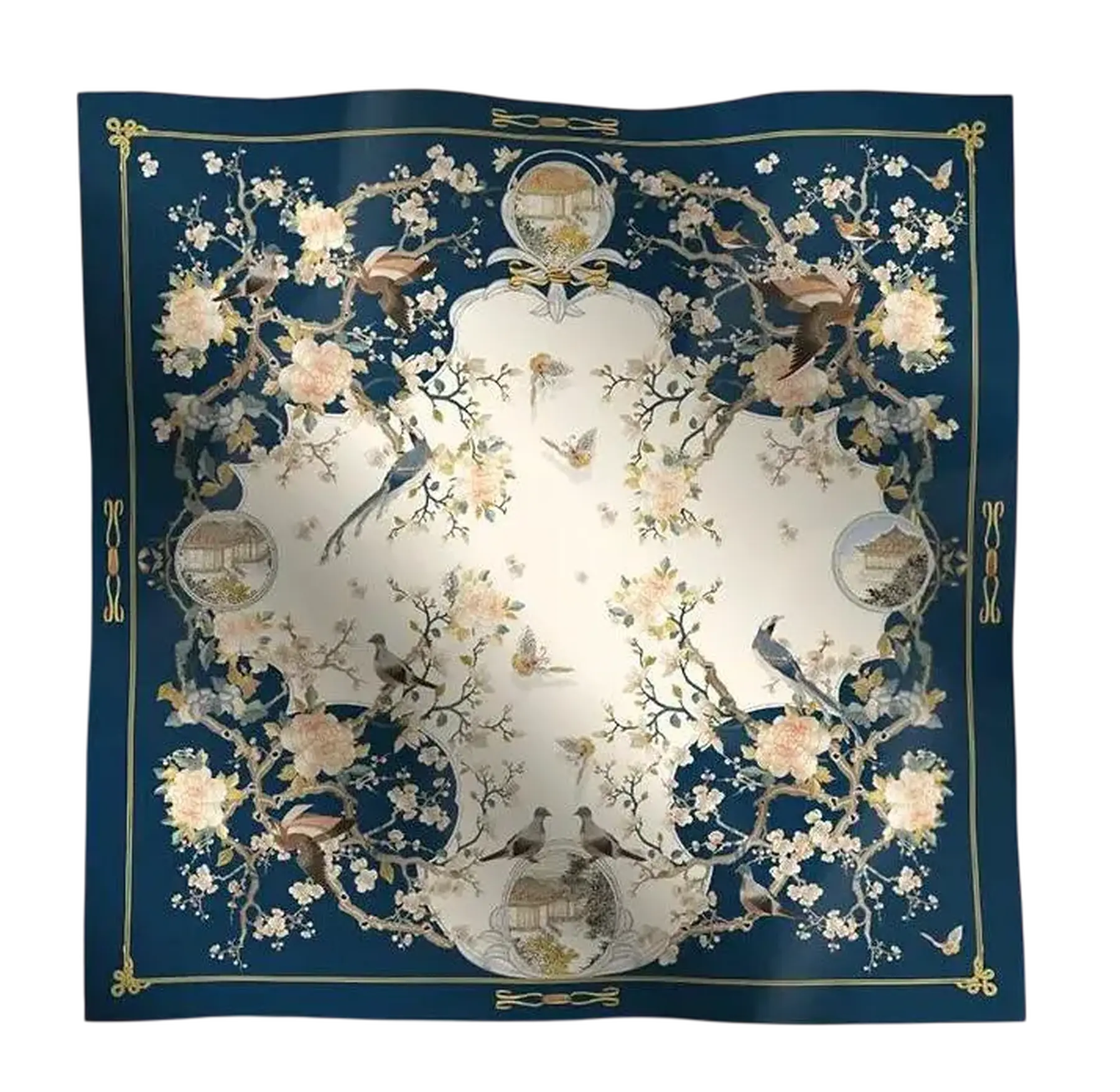 Nuit d’Étoiles silk scarf
